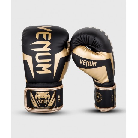 Venum Elite Boxing Gloves - Black/Gold